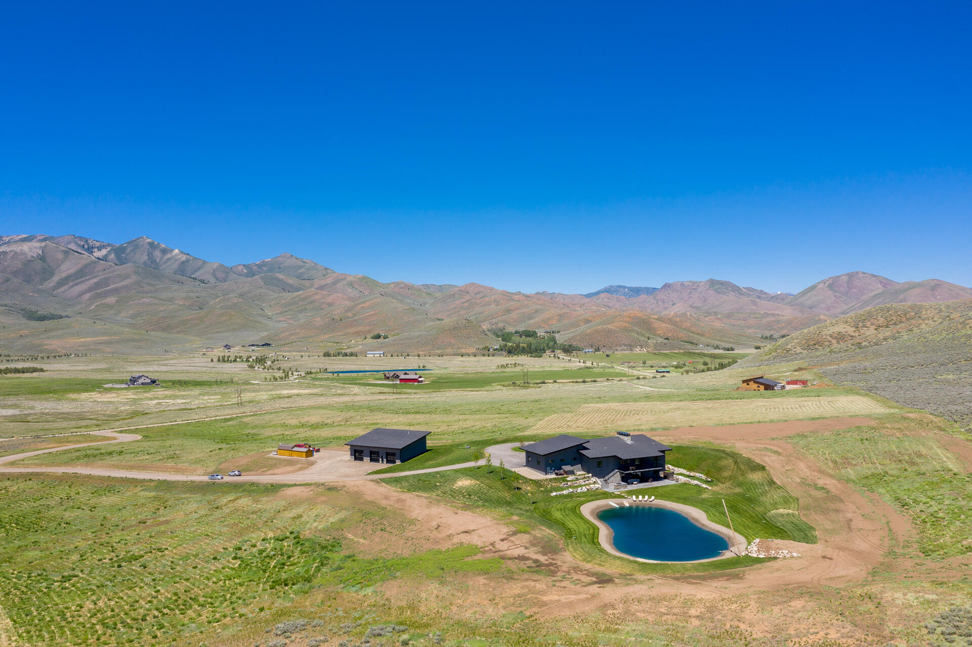 135 Rock Creek Road Blaine County, ID 83333 - Photo 42 of 55 Aerial View