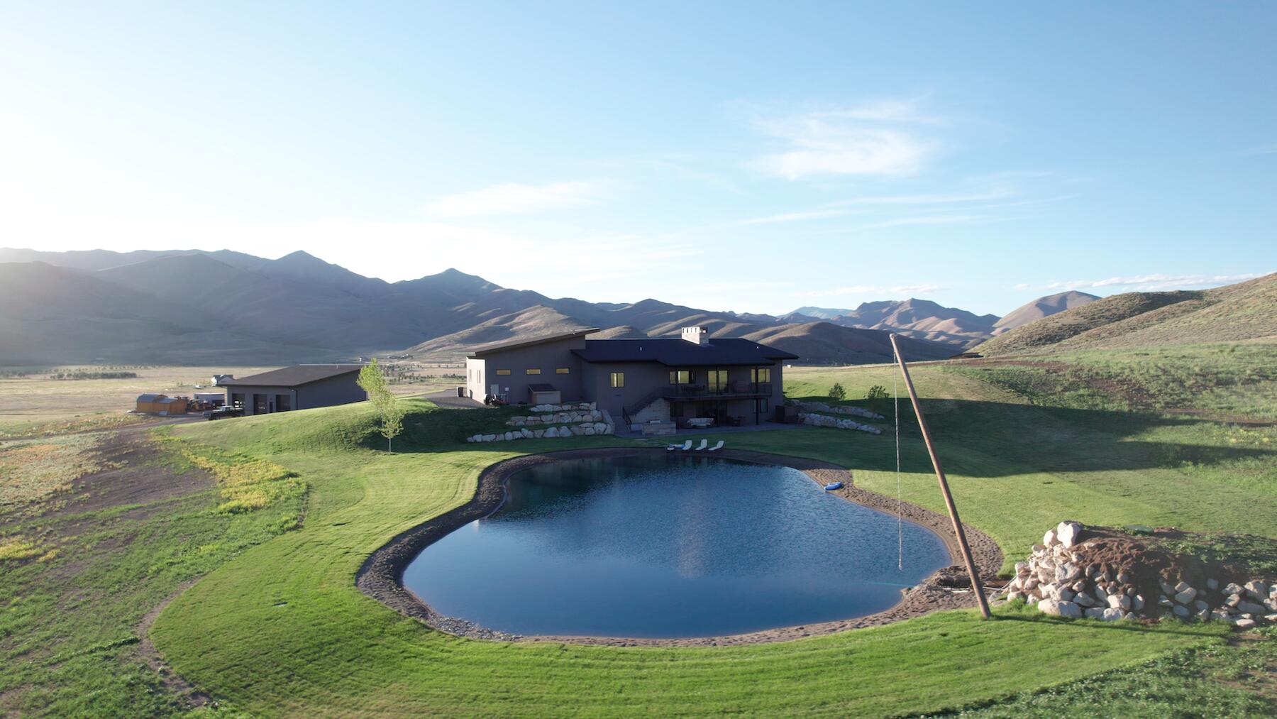 135 Rock Creek Road Blaine County, ID 83333 - Photo 45 of 55 Aerial View