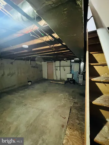 a view of storage and utility room