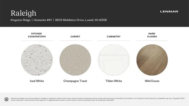 $454,645 | 8803 Middleton Drive, Lowell, IN 46356