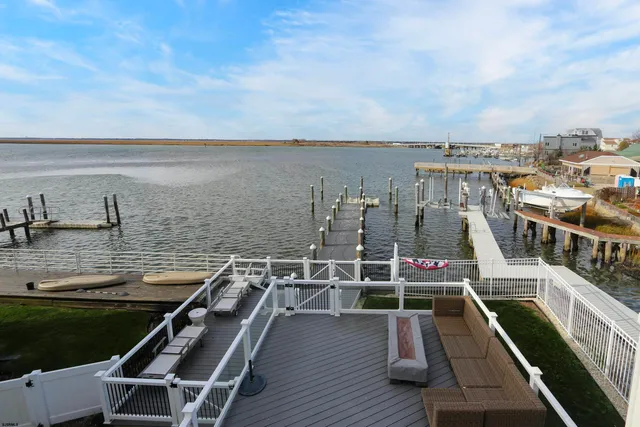 a view of a balcony with city view