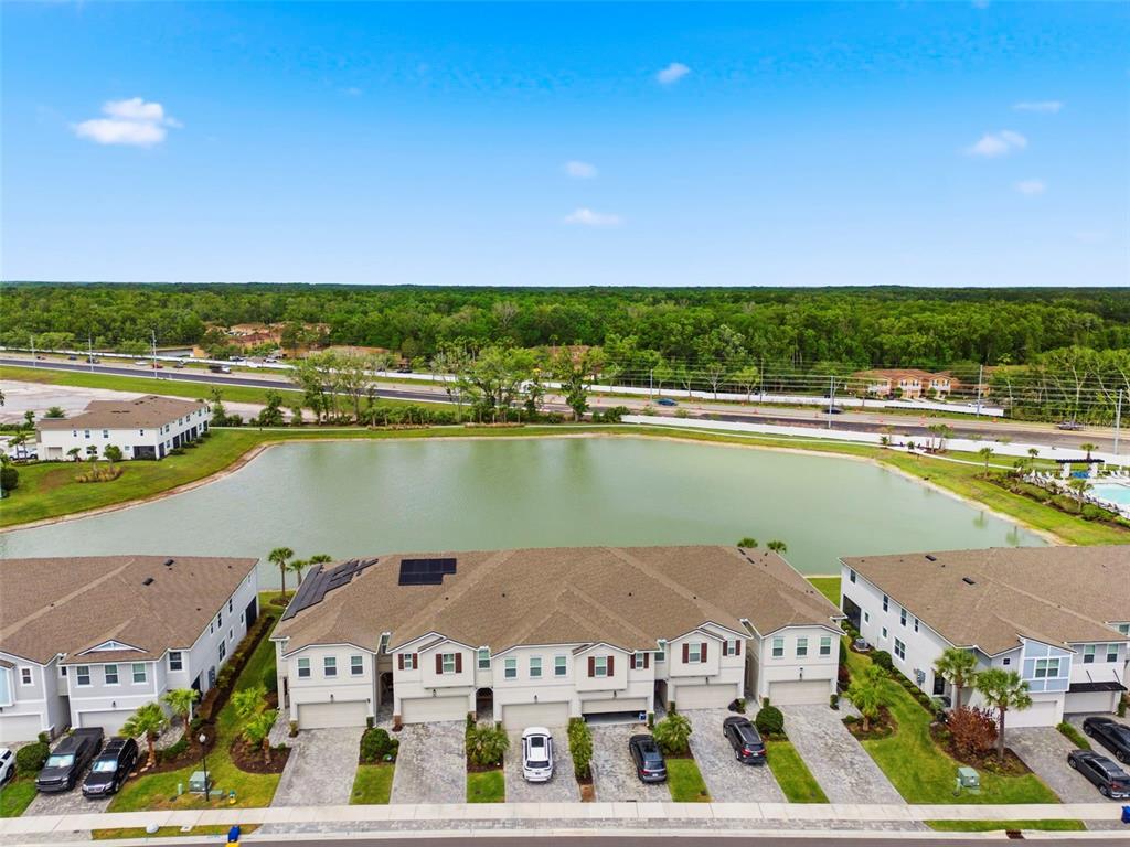 4327 Cloud Hopper Way Lutz, FL 33559 - Photo 64 of 75 a view of a lake with a city view