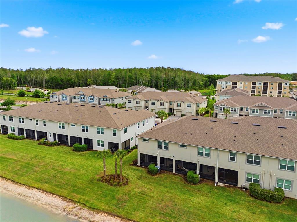 4327 Cloud Hopper Way Lutz, FL 33559 - Photo 70 of 75 a aerial view of a house with a big yard