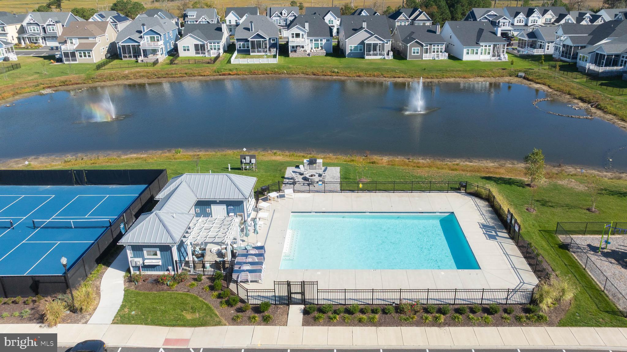 30468 Madeira Lane Ocean View, DE 19970 - Photo 53 of 56 an aerial view of a house with a lake view