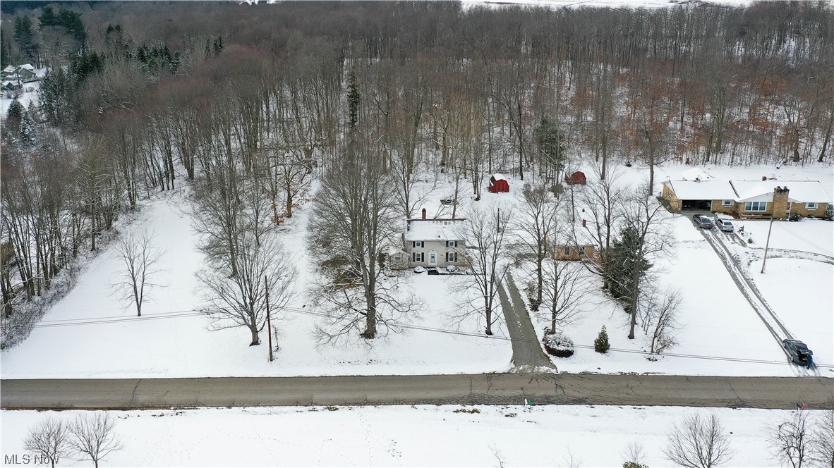 7541 Cooley Road Ravenna, OH 44266 - Photo 10 of 32 View of snowy aerial view