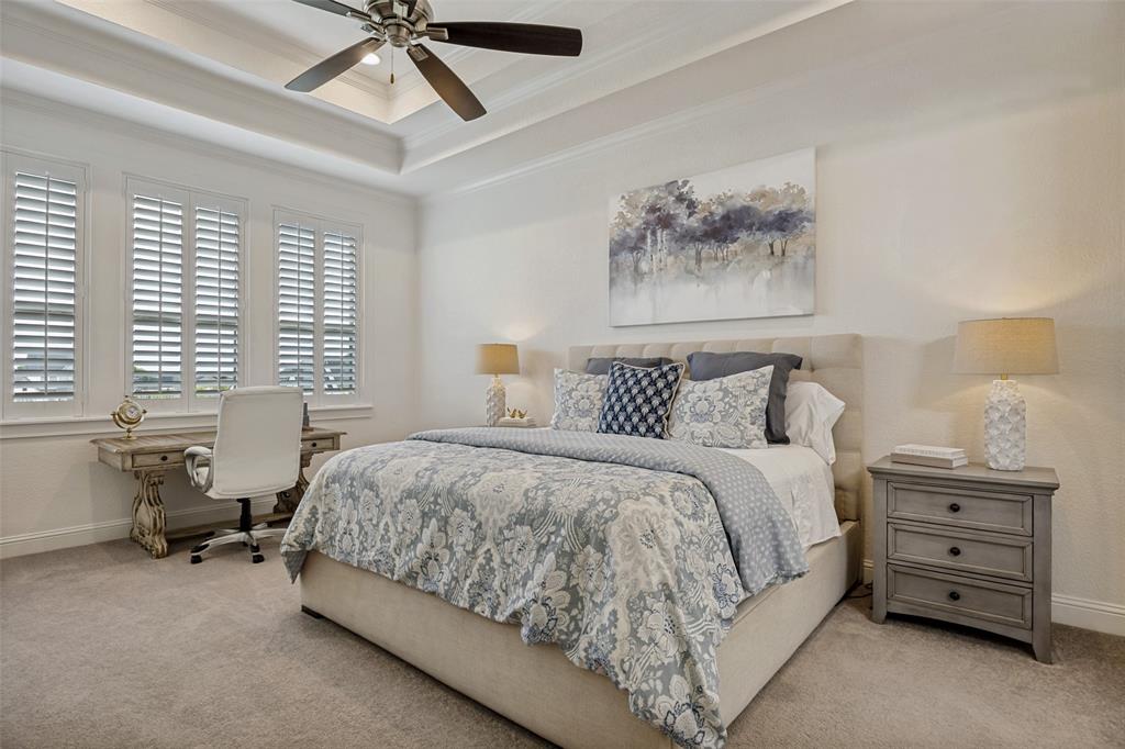 641 Maggie Trail Lucas, TX 75002 - Photo 16 of 37 a bedroom with a bed and a window