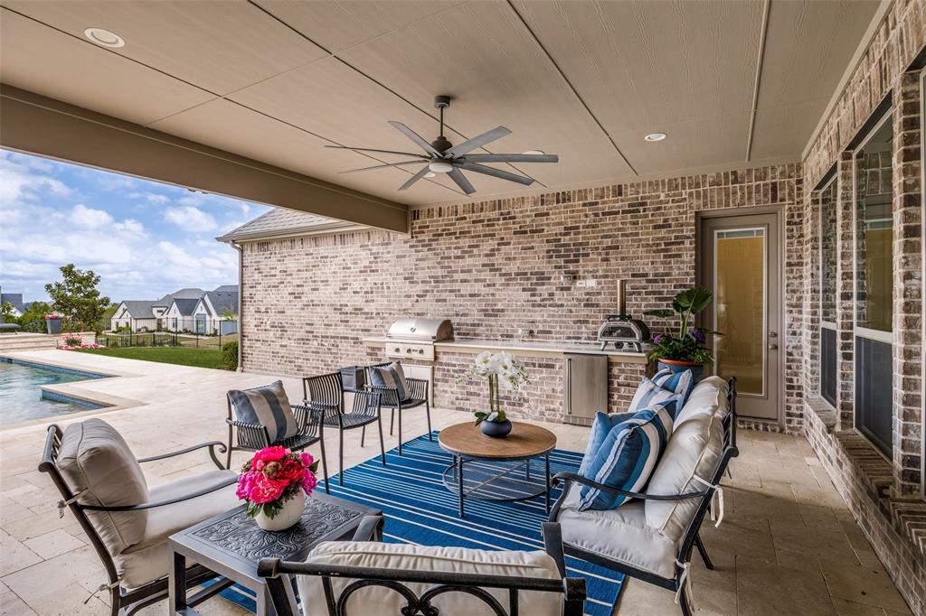 641 Maggie Trail Lucas, TX 75002 - Photo 29 of 37 a view of a dining room with furniture window and outside view