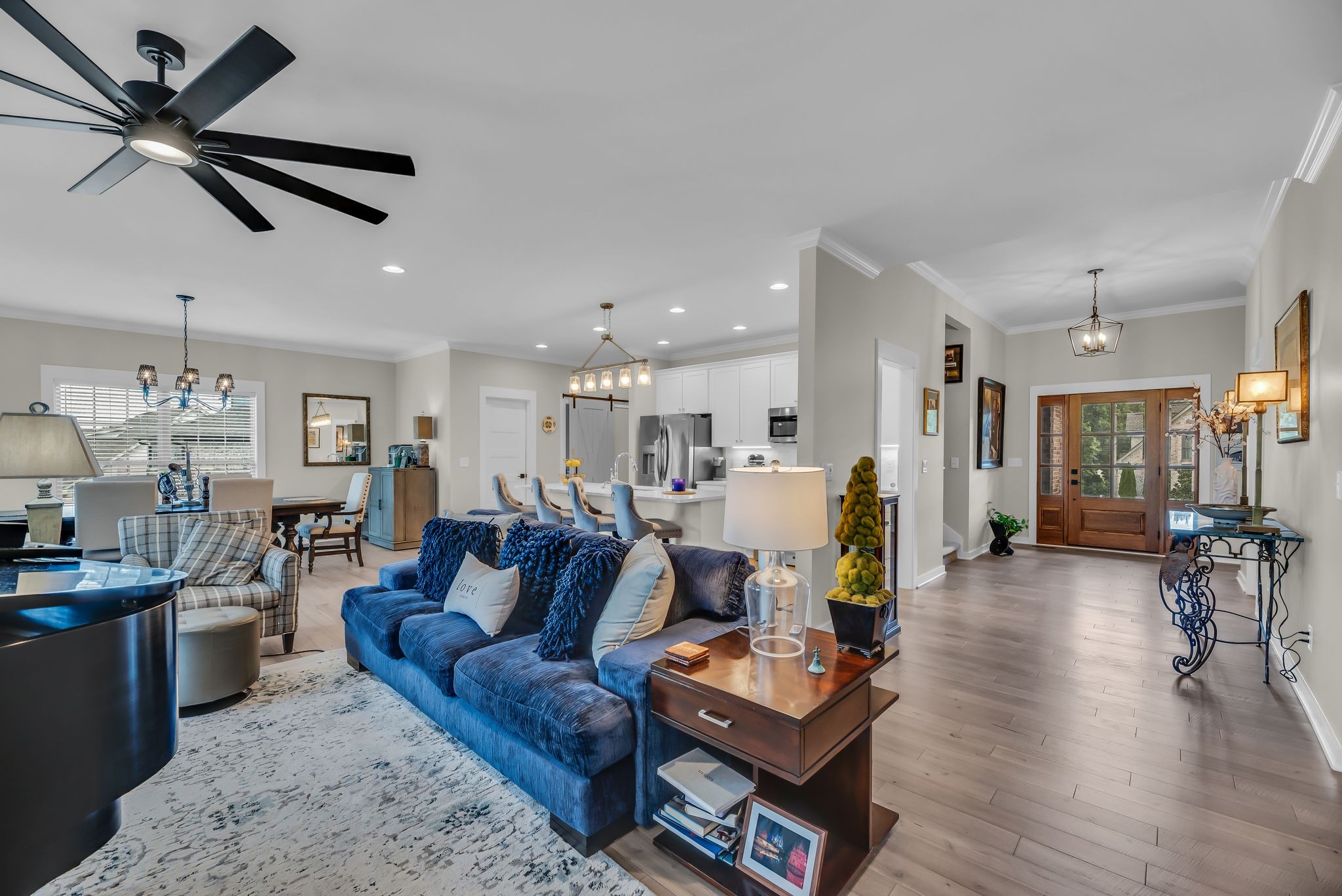 120 Augusta Trail Springfield, TN 37172 - Photo 14 of 37 a living room with furniture and kitchen view
