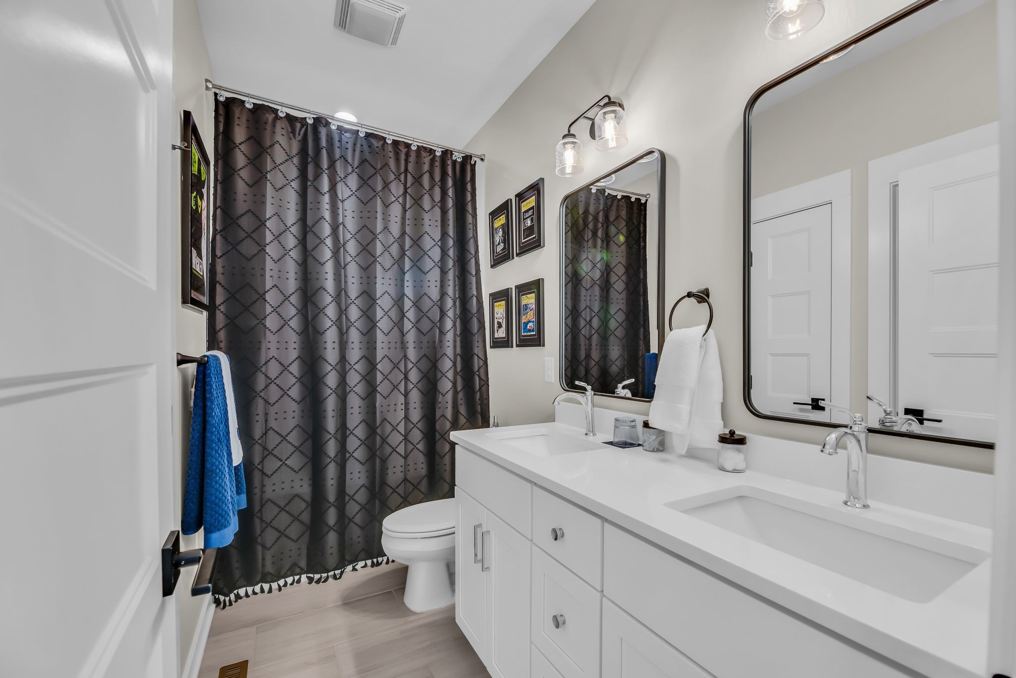 120 Augusta Trail Springfield, TN 37172 - Photo 10 of 37 a bathroom with a double vanity sink and mirror