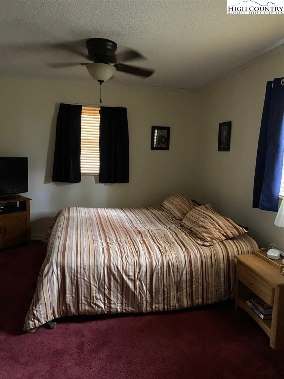 167 Grandridge Road Sparta, NC 28675 - Photo 12 of 29 a bedroom with a bed and a chandelier
