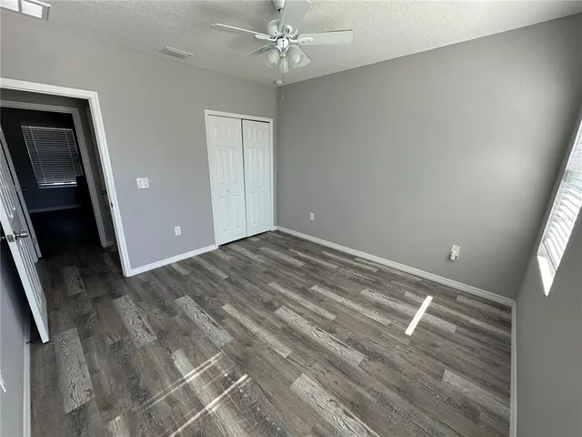 wooden floor in an empty room