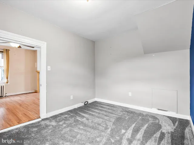 a view of empty room