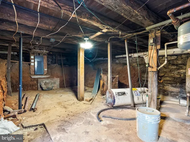 a view of a storage room