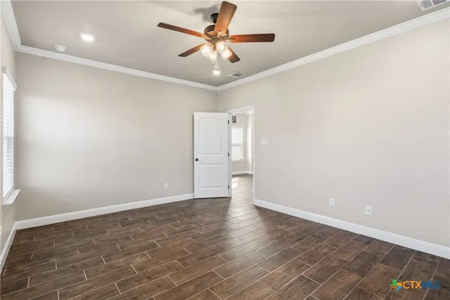 wooden floor in an empty room