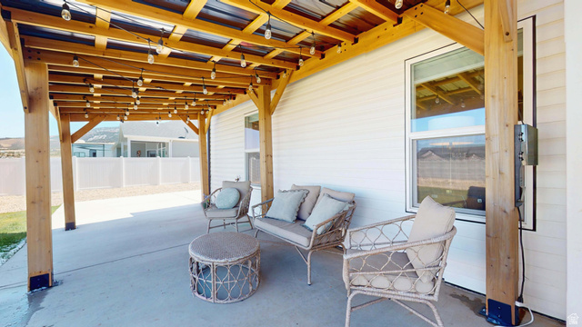 1127 4240 North Enoch, UT 84721 - Photo 46 of 56 View of patio / terrace with an outdoor lounge area