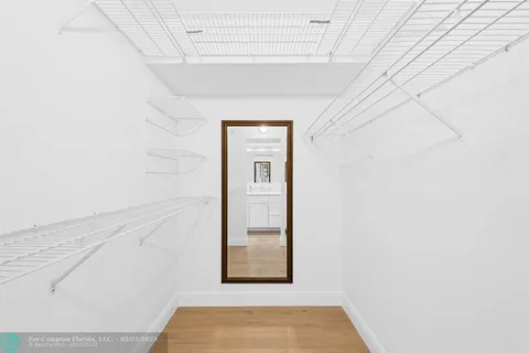 a view of an front door