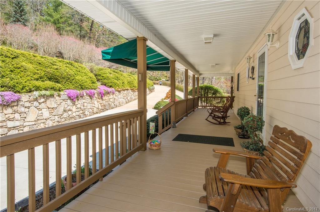 501 Oak Ridge Drive Clyde, NC 28721 - Photo 22 of 24 a view of balcony with furniture