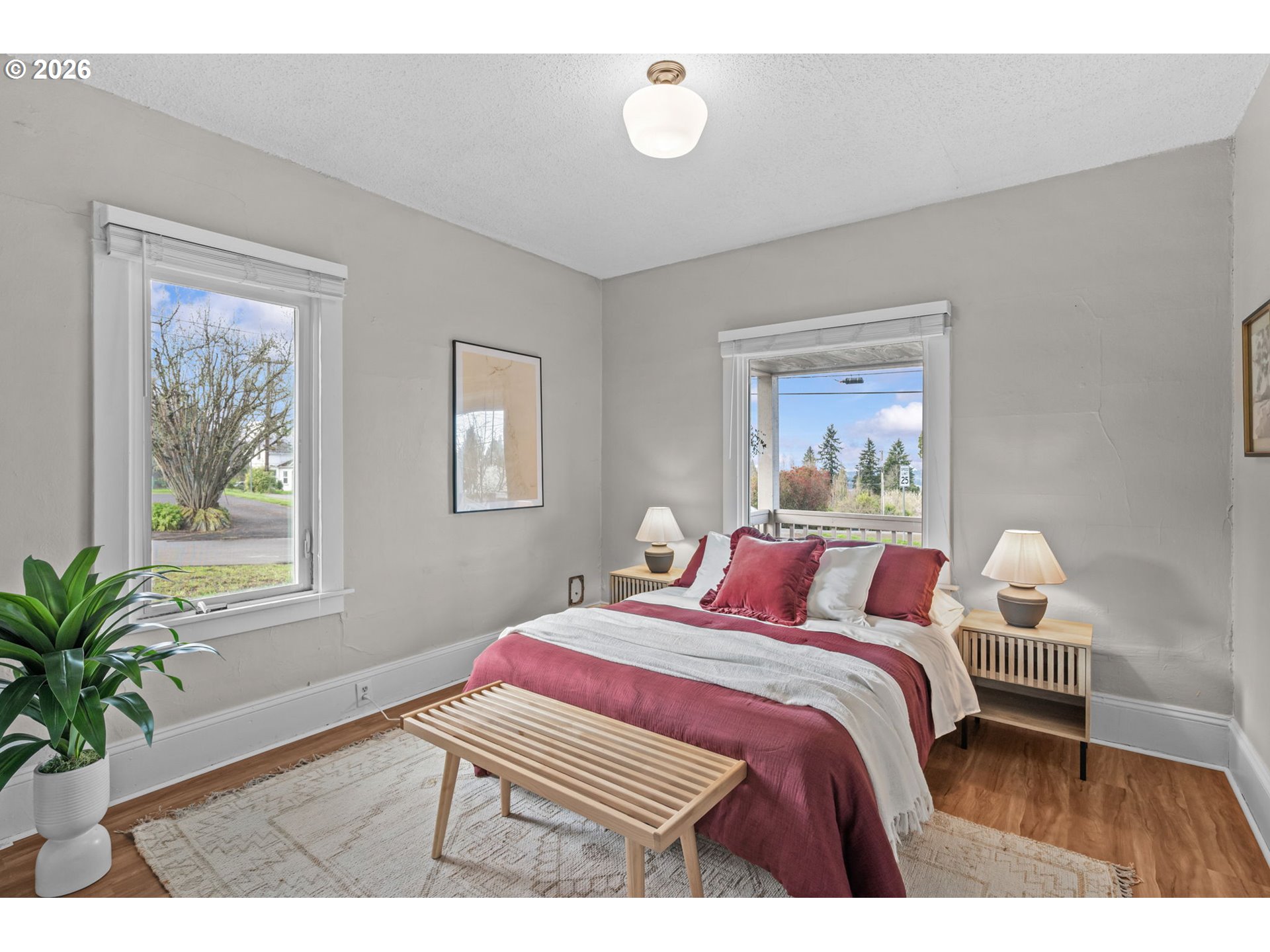 326 Pearl Street Oregon City, OR 97045 - Photo 18 of 36 a bedroom with a bed and a window