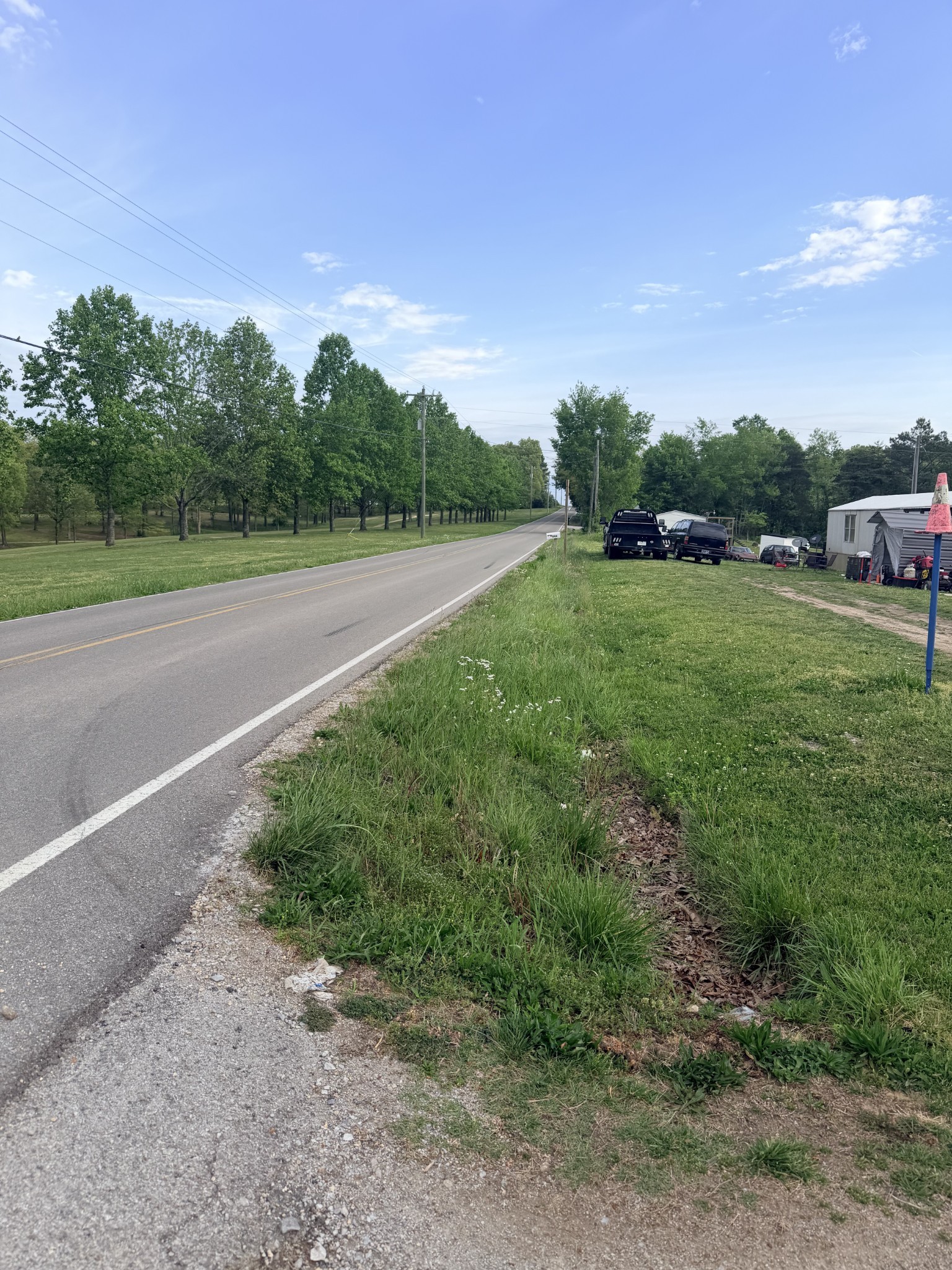 940 North Brace Road Summertown, TN 38483 - Photo 13 of 21 a view of a street with a big yard