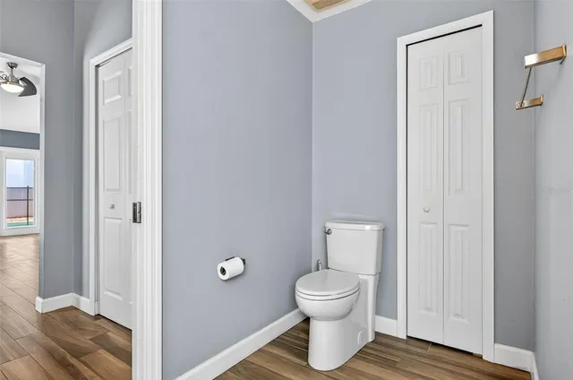 a view of walk in closet