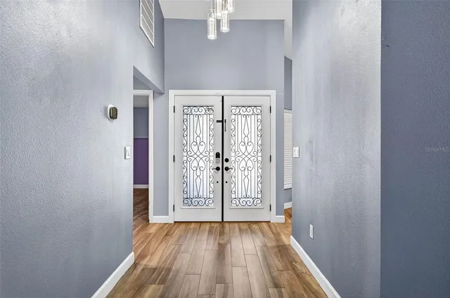 wooden floor in an empty room