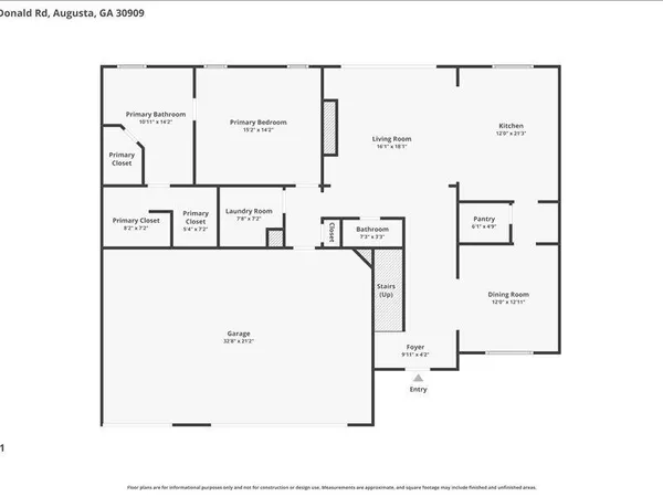 $750,000 | 3160 Donald Road, Augusta, GA 30909