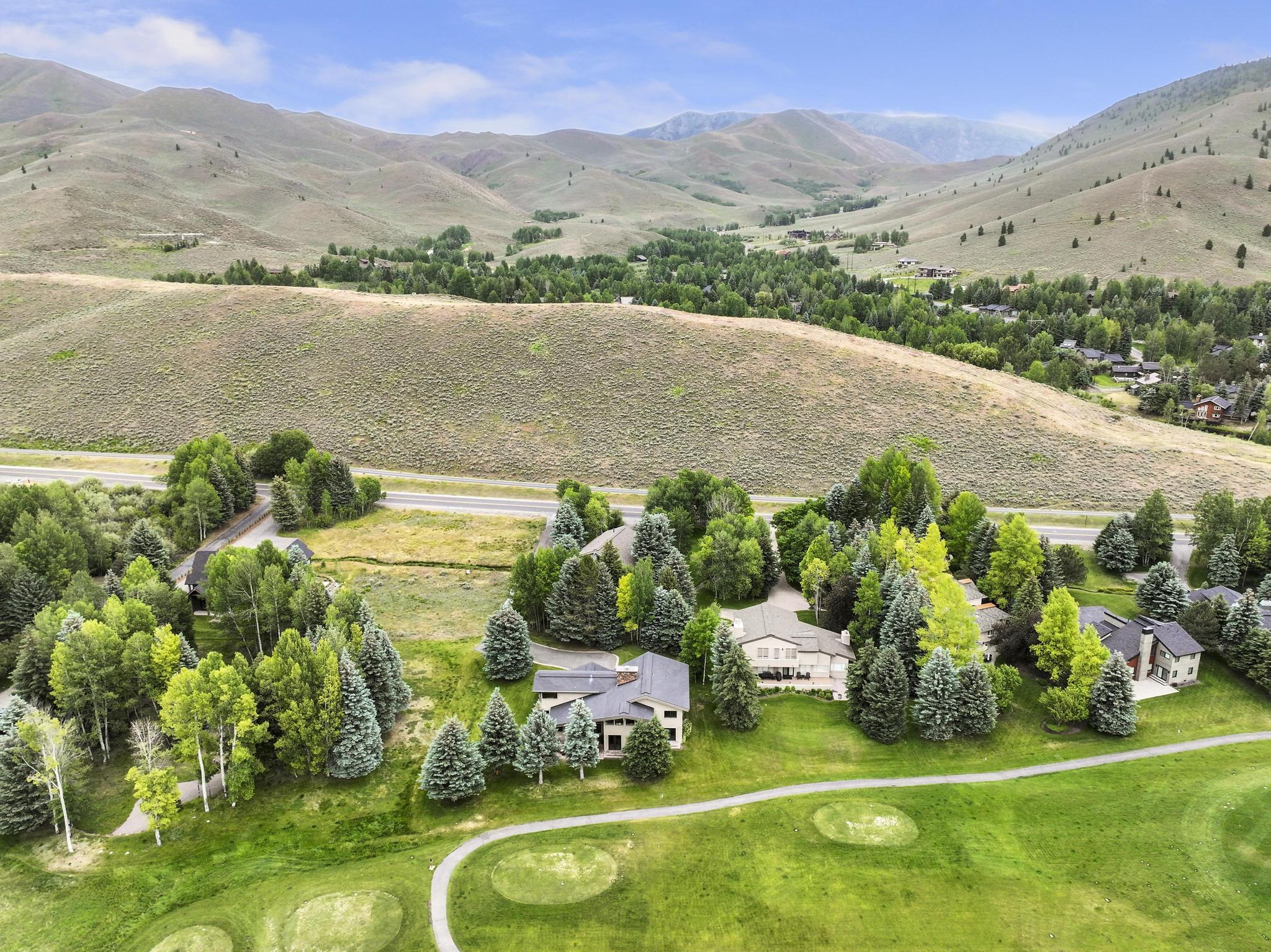 236 Elkhorn Road Sun Valley, ID 83353 - Photo 33 of 34 Aerial of property and views