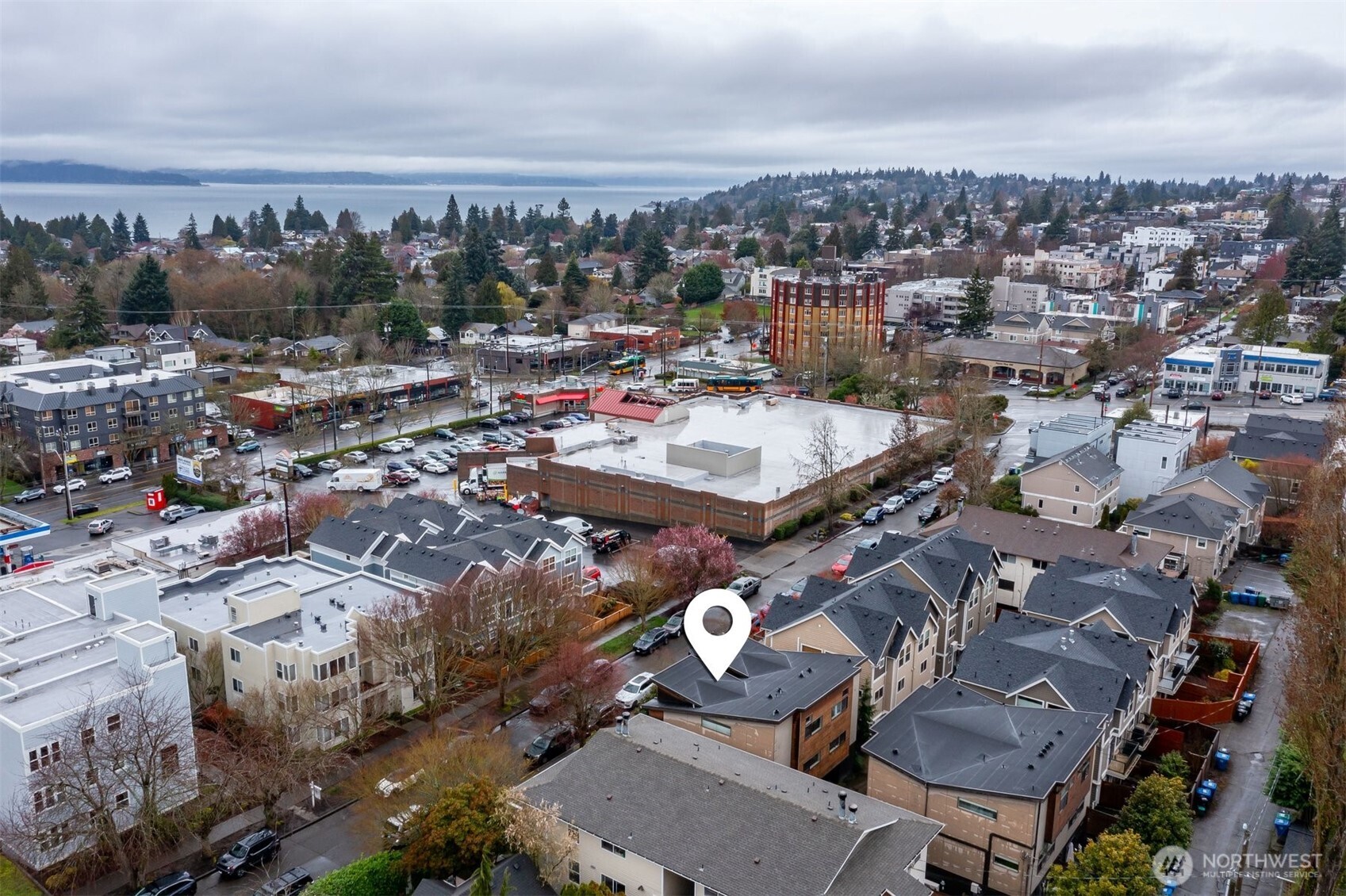 6536 42nd Avenue Southwest, Unit B Seattle, WA 98136 - Photo 25 of 27 an aerial view of a city