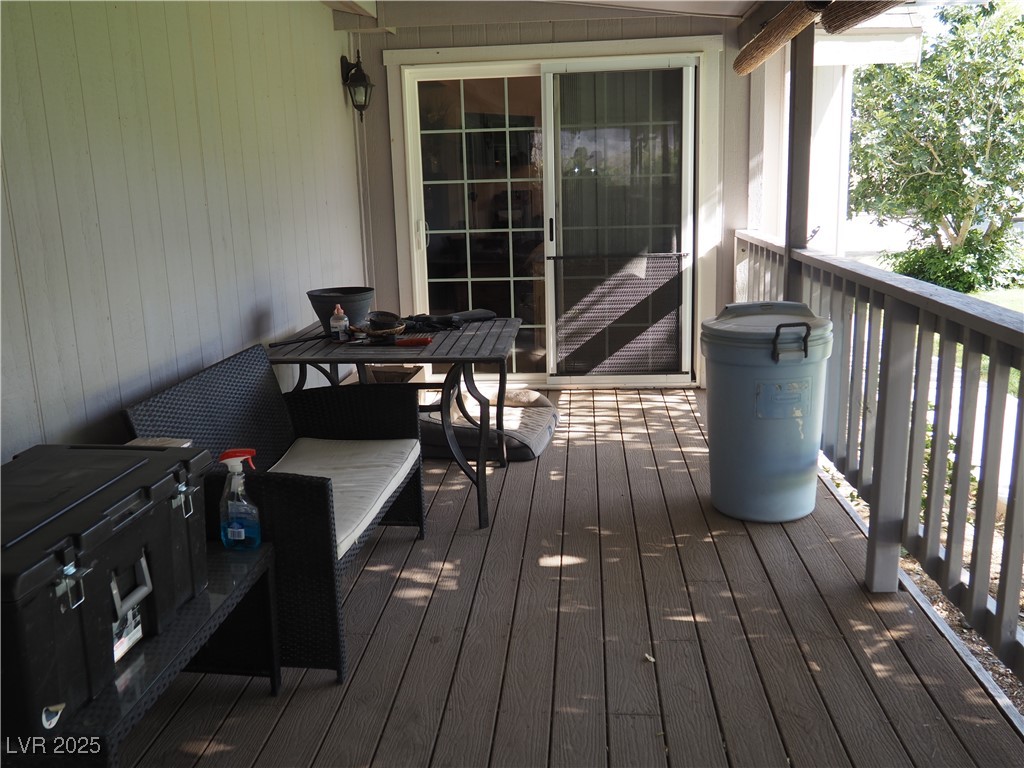3485 Gally Road Pahrump, NV 89060 - Photo 14 of 90 View of deck