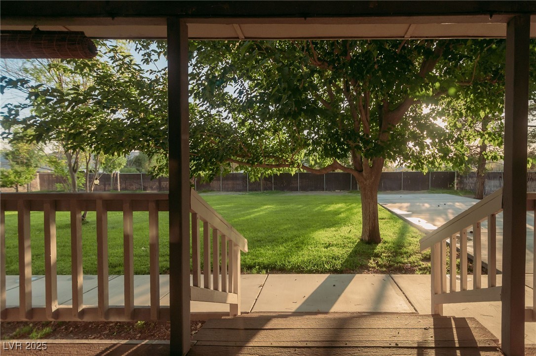 3485 Gally Road Pahrump, NV 89060 - Photo 82 of 90 Deck with a fenced backyard