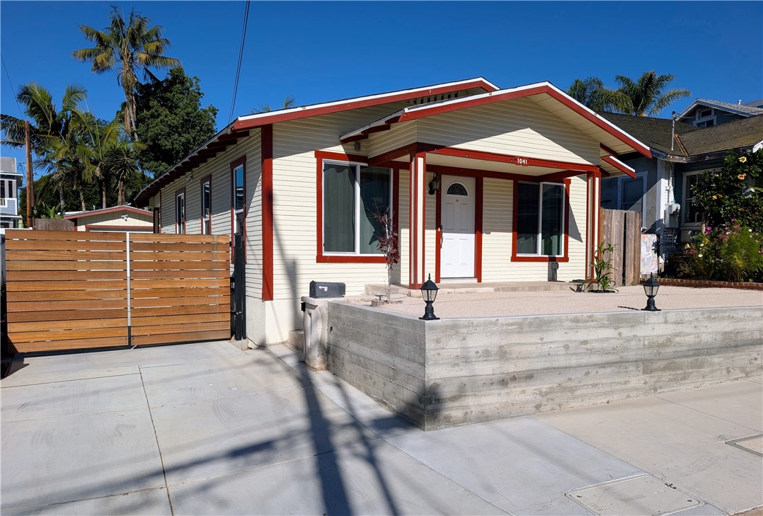 Front of Home with Gated Parking