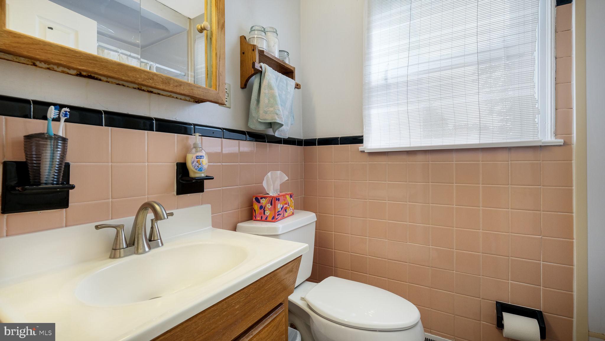 1012 Brook Avenue Secane, PA 19018 - Photo 18 of 28 a bathroom with a sink a toilet and mirror
