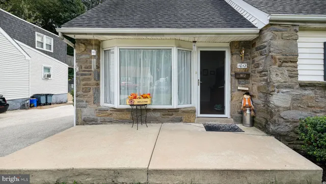 a view of a entryway door front of house