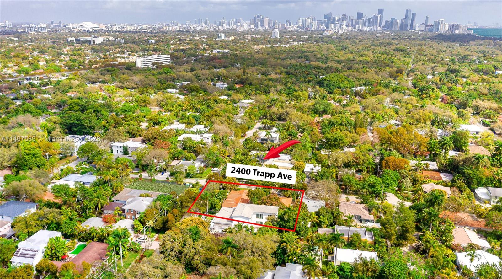 2400 Trapp Avenue Miami, FL 33133 - Photo 44 of 47 a view of city and green space
