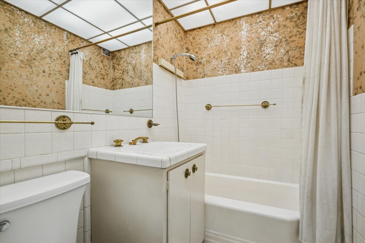 1585 Ridge Avenue, Unit 301 Evanston, IL 60201 - Photo 16 of 22 a bathroom with a sink a toilet and shower