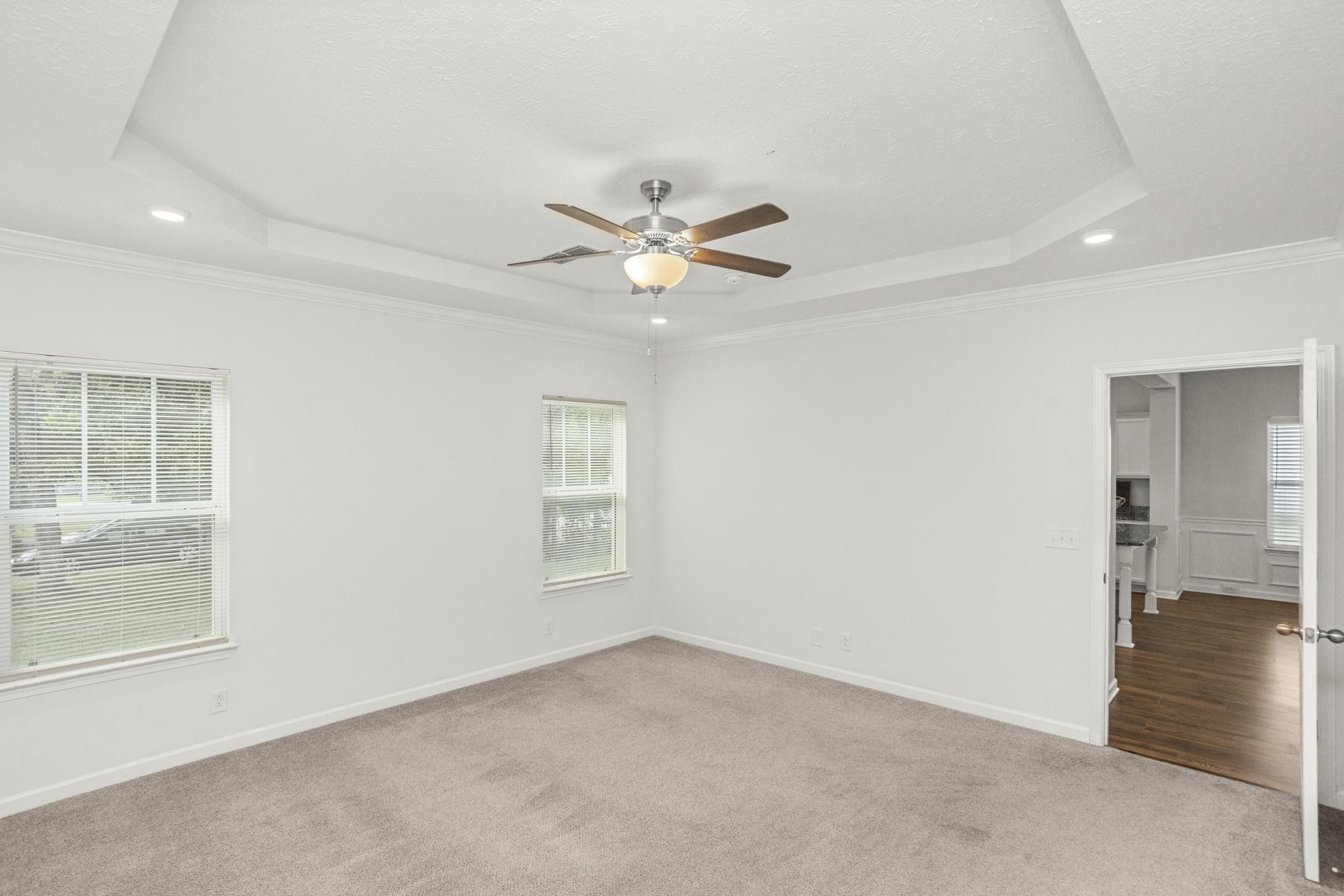 1832 Charismatic Place Murfreesboro, TN 37128 - Photo 18 of 45 an empty room with windows and ceiling fan