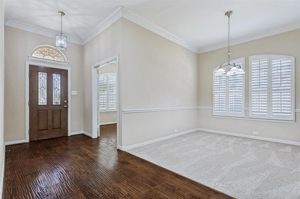 1803 Caprock Road Allen, TX 75002 - Photo 11 of 32 Dining room off entry hallway