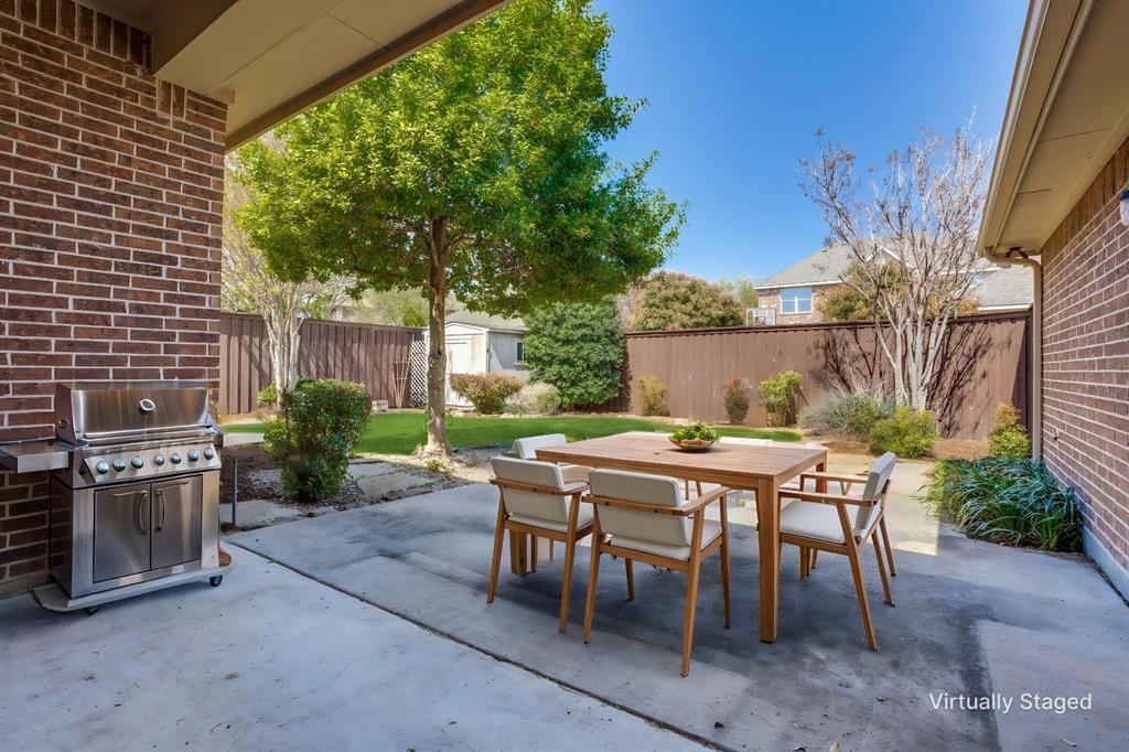 1803 Caprock Road Allen, TX 75002 - Photo 27 of 32 Patio with virtual staging