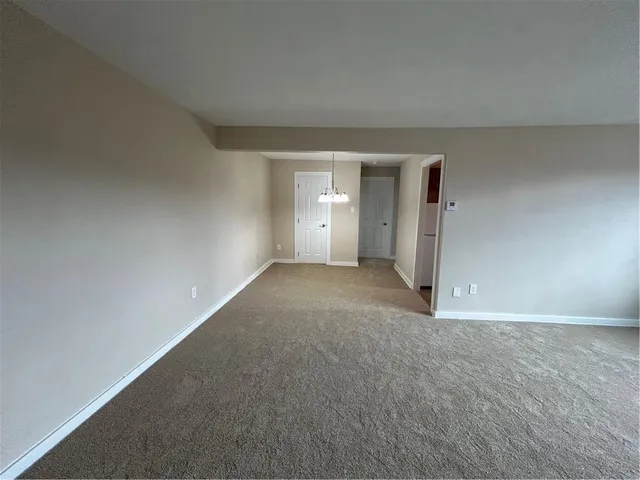 a view of empty room