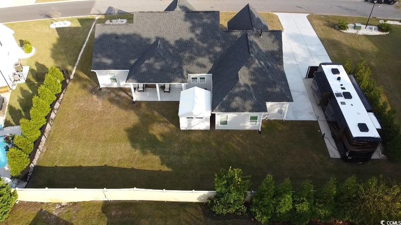 646 Pacific Commons Drive Surfside Beach, SC 29575 - Photo 35 of 40 Drone / aerial view