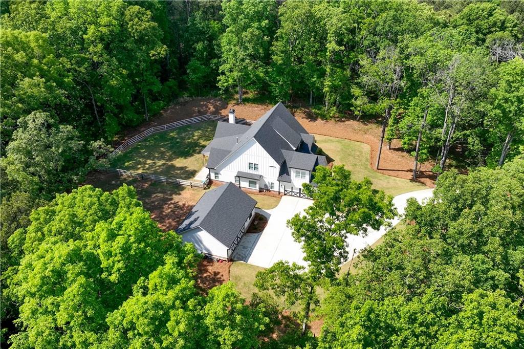 3584 Stock Road Monroe, GA 30656 - Photo 66 of 80 an aerial view of a house with outdoor space and street view