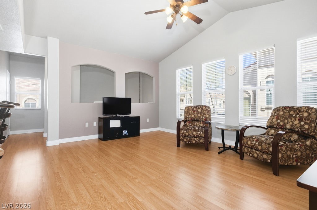 10550 West Alexander Road, Unit 2133 Las Vegas, NV 89129 - Photo 14 of 42 This airy living space features abundant natural light and an open-concept design.
