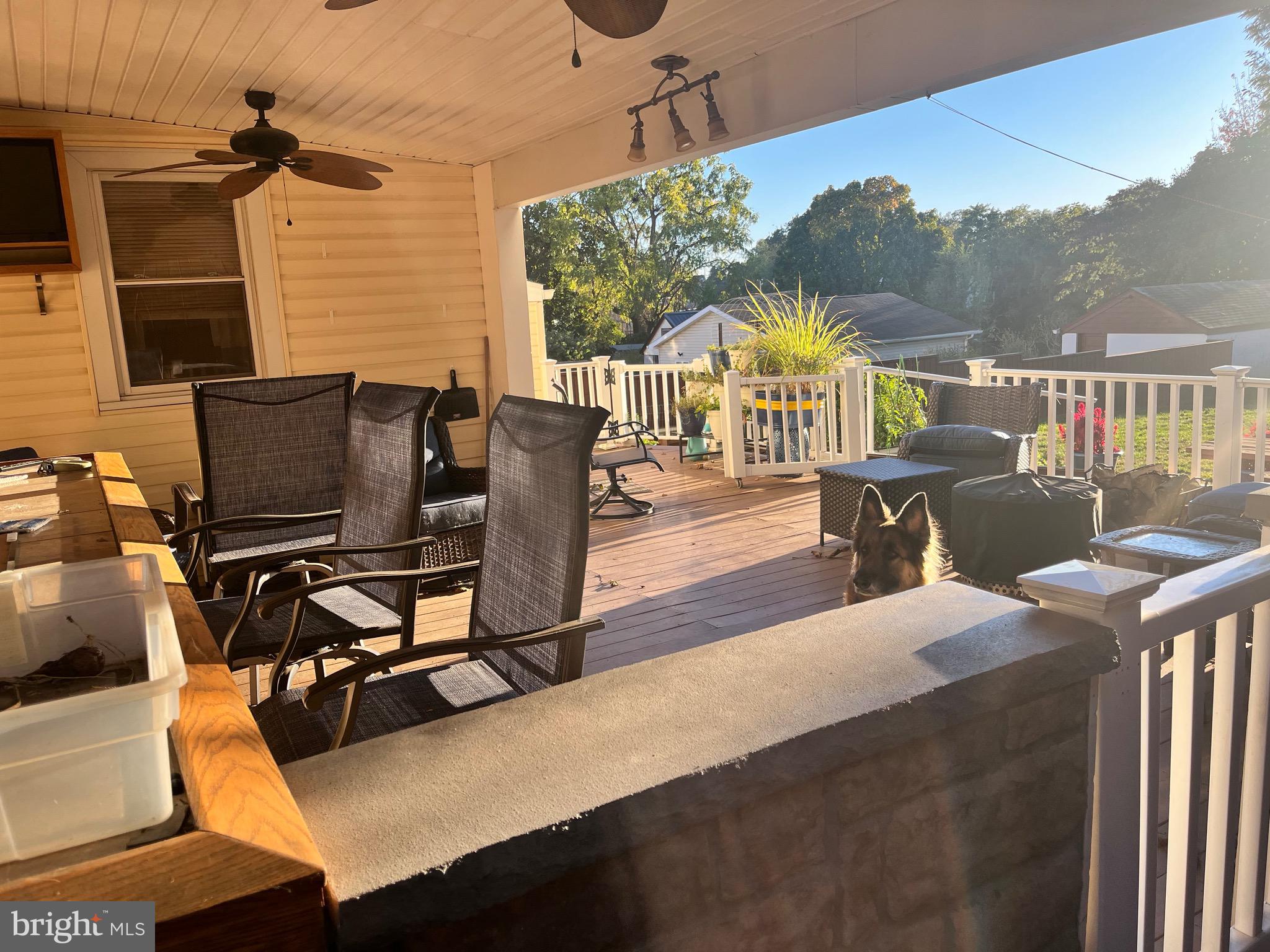 208 Hamilton Avenue Waynesboro, PA 17268 - Photo 38 of 54 Outdoor Kitchen/deck overlooking rear yard