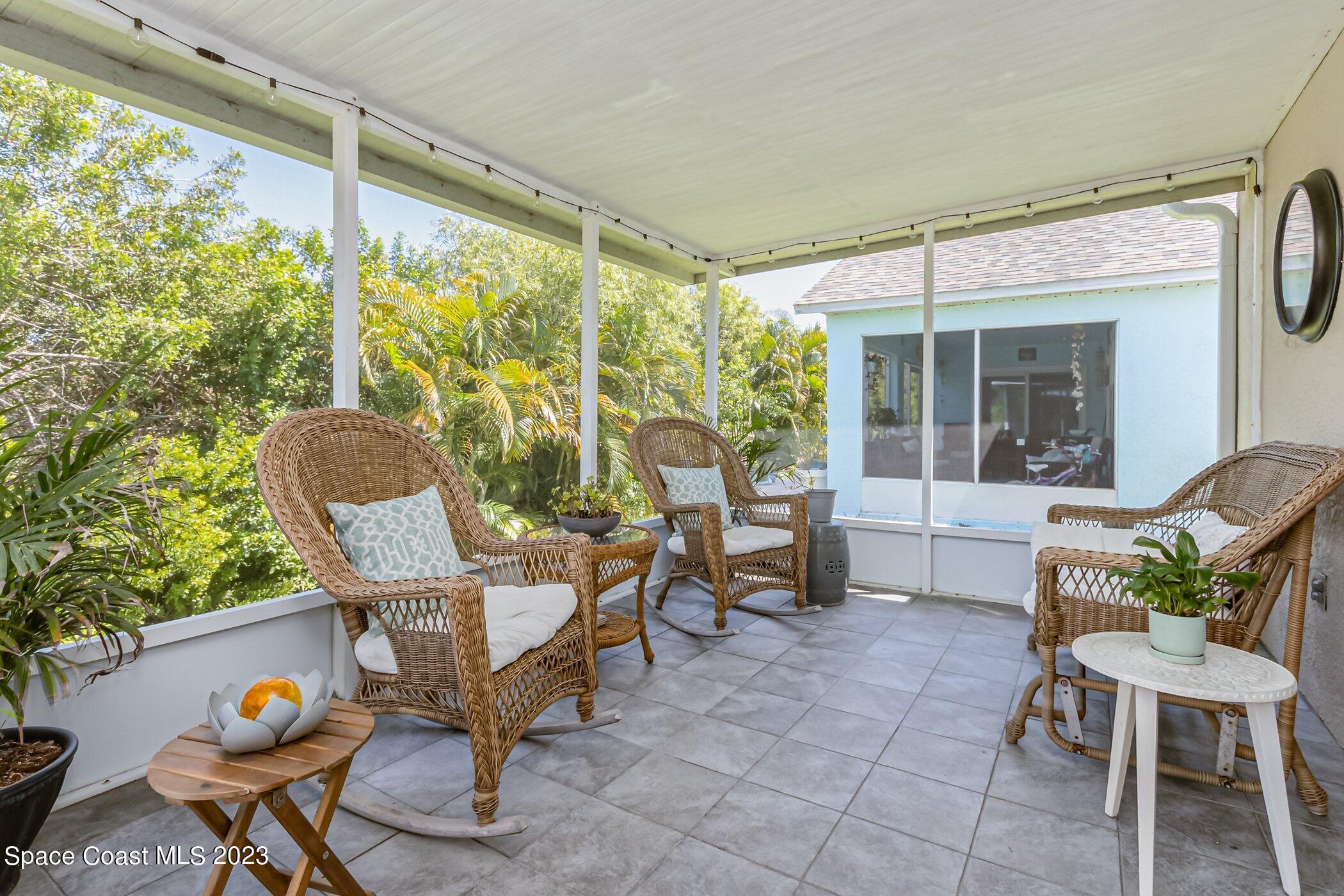 3390 Deer Lakes Drive Melbourne, FL 32940 - Photo 20 of 28 Screened Porch