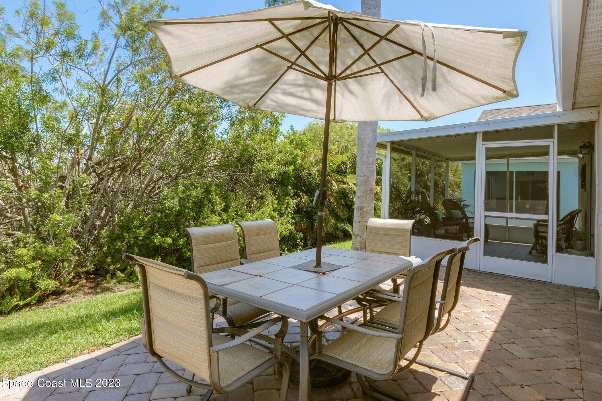 3390 Deer Lakes Drive Melbourne, FL 32940 - Photo 22 of 28 Backyard Patio Area