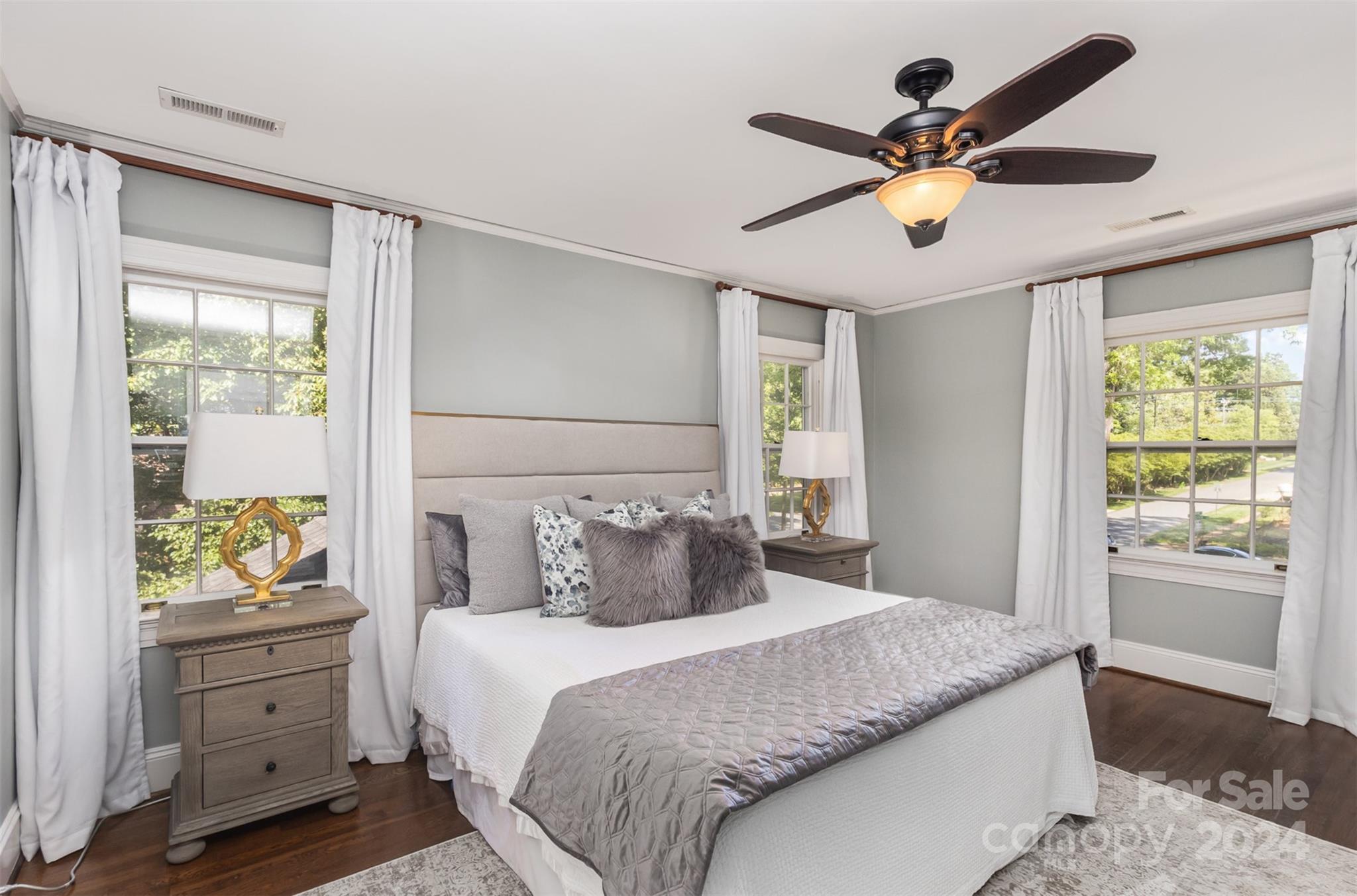 1900 South Wendover Road Charlotte, NC 28211 - Photo 18 of 38 a bedroom with a bed and a window