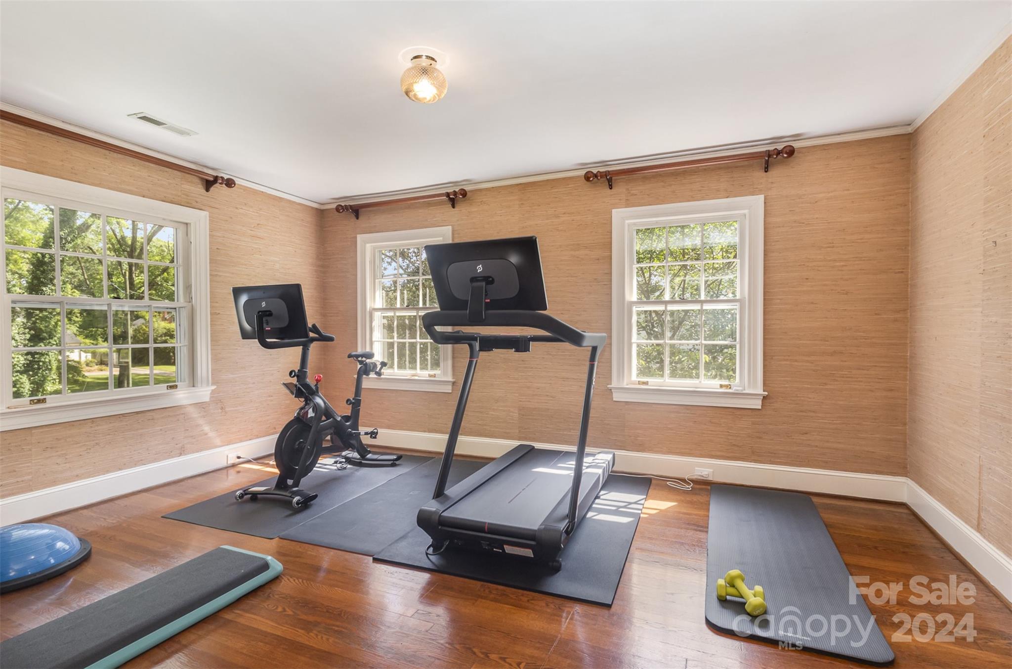 1900 South Wendover Road Charlotte, NC 28211 - Photo 23 of 38 a view of a workspace with furniture and a window