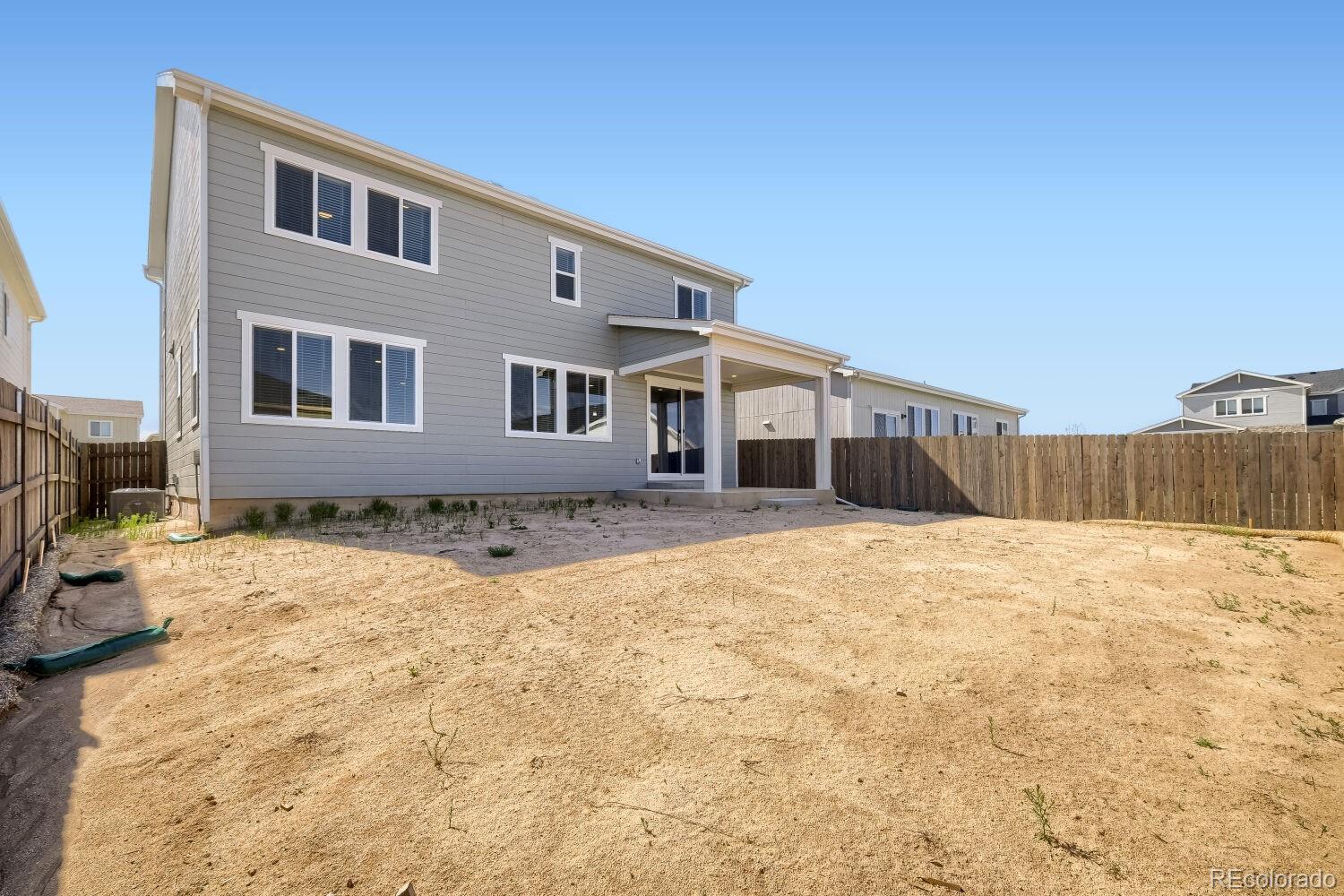 471 Atchison Way Calhan, CO 80808 - Photo 28 of 31 a house view with a outdoor space