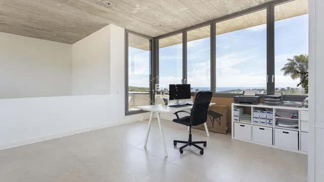 a view of workspace with windows