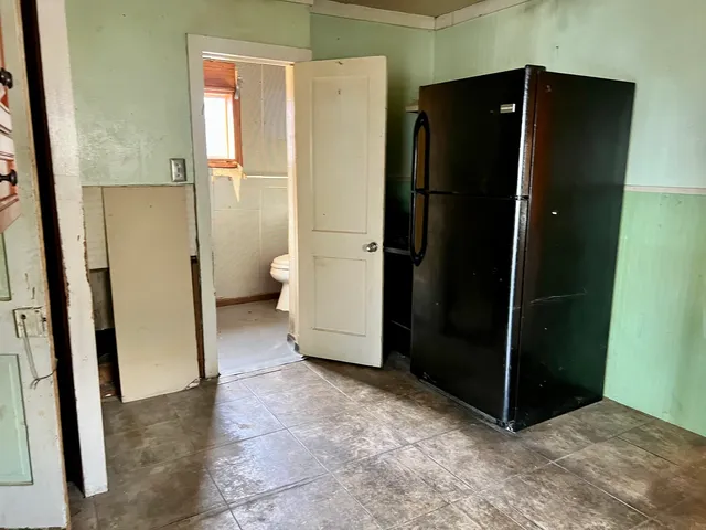 a view of a storage in a room